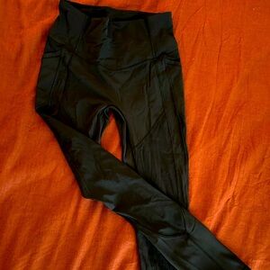 Lululemon Leggings with Pockets and Seam Details